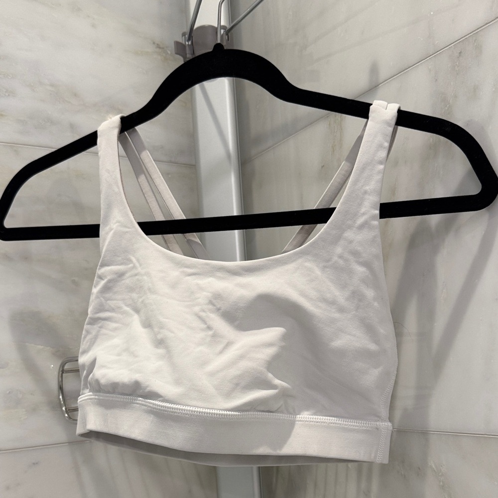 Lululemon Athletica White “Energy” Sports Bra